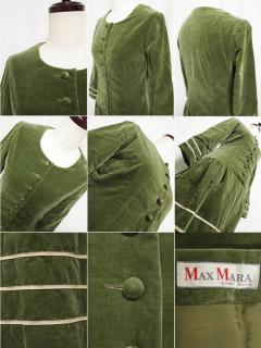 MAXMARA マックスマーラ レトロ 抹茶色 ミニ ワンピース