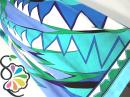 サマー ジオメトリック柄 スカート