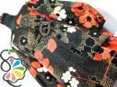 和風 モダン 花柄 カシュクール チュニック ワンピース