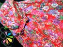 アンティーク フラワー柄 シフォン ドレス ワンピース
