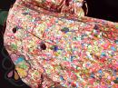 カラフル サイケデリック マーブル アート ペイント柄 ワンピース