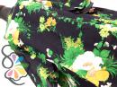 フラワー Aライン シフォン チュニック ワンピース