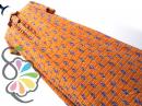 ナチュラル レトロ ボーダー×フラワー シフォン ワンピース