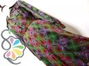 カラフル レトロ チェック×フラワー ワンピース