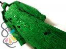 レトロ 和風 モダン 蝶 シフォン ワンピース