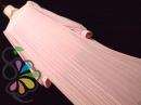 ナチュラル ベビーピンク レース シフォン ワンピース
