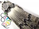 レトロ 和風 モダン 桜×梅×鳥 シフォン ワンピース