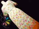レトロ クラシック ローズ シフォン ワンピース