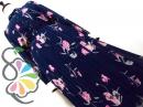 レトロ フラワー シフォン ワンピース