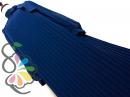 クラシック ネイビー フラワー スカラップ レース シフォン ワンピース
