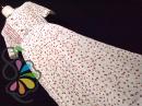 レトロ ナチュラル バタフライ シフォン ワンピース
