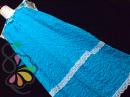 ヴィンテージ フラワー 刺繍 レース 青空 ワンピース