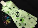 レトロ ポップ ブロック ジオメトリック ワンピース
