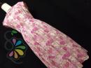 レトロ ナチュラル 紫陽花 ナチュラル コットン ワンピース