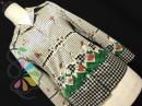 昭和 レトロ モダン 千鳥格子 ローズ レディ シャツ