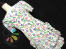 Hanae Mori VIVID FORMAL ファンシー チューリップ フリル ワンピース