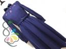 馬里邑 ガーリー 花刺繍 ウール ワンピース