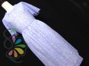 ナチュラル 花柄 麻混 ワンピース