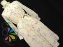 レトロ ナチュラル 花柄 シフォン ワンピース